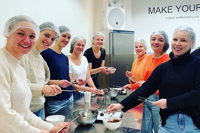 1.5h Belgian Chocolate Workshop in Brussels (bean to bar) - What you actually make: mendiants, truffles, and a personalized bar