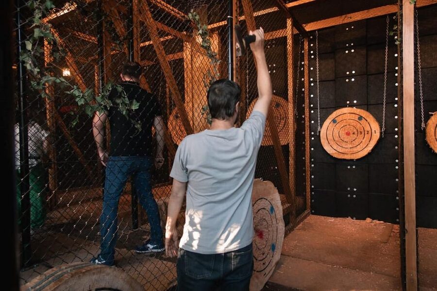 Axe Throwing Experience - Axe Throwing at WoodCutter Brussels: What the Experience Feels Like