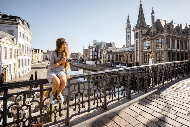 Bruges and Ghent - Belgium's Fairytale Cities - from Brussels - Ghent’s UNESCO core: St. Bavo’s Cathedral and the Leie river quay