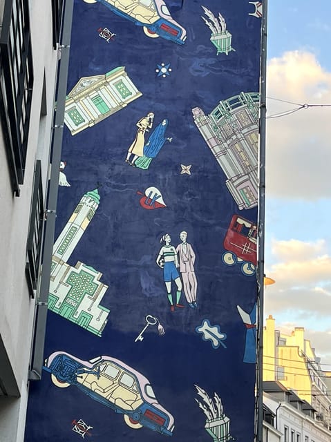 Brussels: 2 hours Private Walking Tour of the Comics Walls - Where the tour starts: Rue des Alexiens and the first mural hit