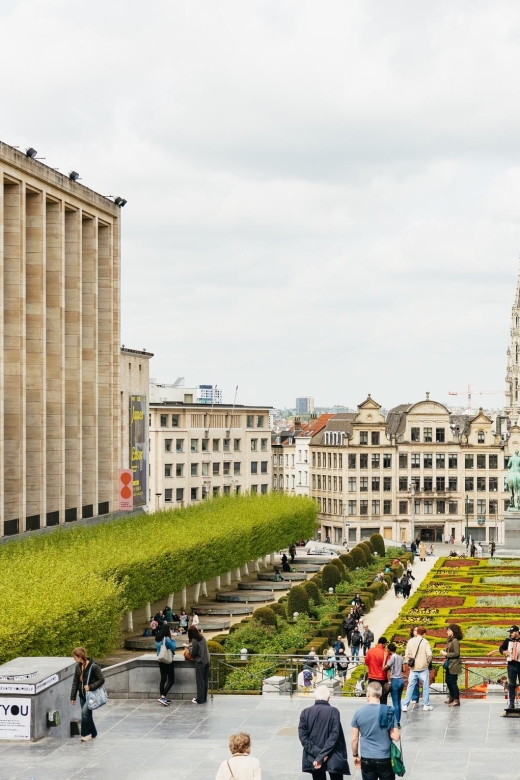 Brussels: City Highlights Walking and Tasting Tour - Mont des Arts: City Views, Art, and the Walking-Breath Break You Need