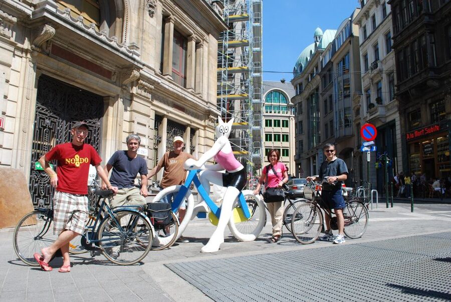 Brussels: Sightseeing Bike Tour - Park of Brussels and Mont des Arts: views that make the work worth it