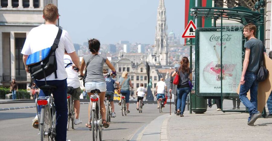Brussels: Sightseeing Bike Tour - Grand Place orientation: the picture you need first