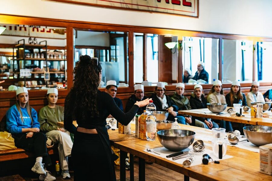 Brussels: Waffle Making Workshop - All You Can Eat - Baking waffles: how the class keeps you in rhythm