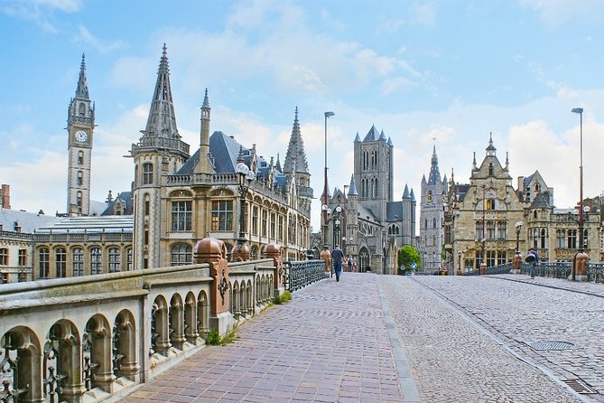 Private Tour - Bruges and Ghent, our fairytale cities - Ghent stops: Belfry views, Leie river quays, and a castle with a job history