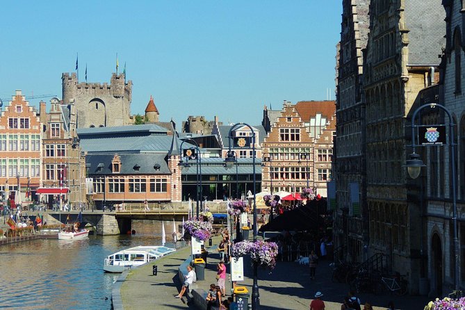 Private tour to Ghent from Brussels (5hours walk & drive) - Graslei and Korenlei: Your First Ghent Skyline Fix