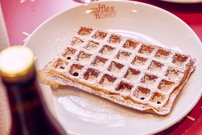 The Waffles 'n Beer Workshop in Brussels Centre - Baking your Brussels waffles, toppings, and how the beer pairing lands